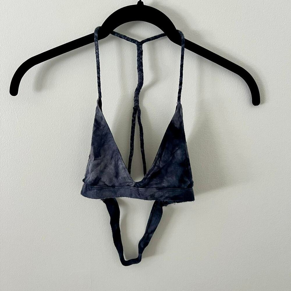 Tie dye bralette navy blue